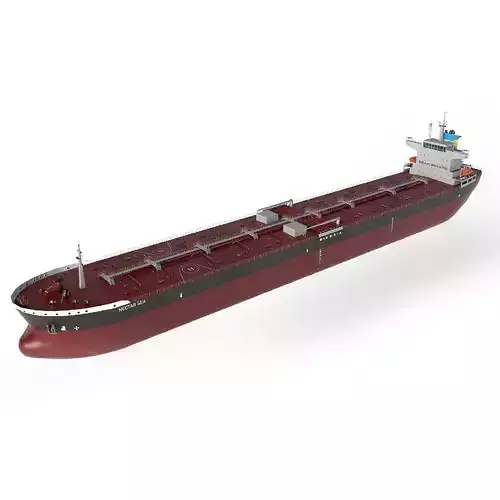 Tanker Panamax 245m Low-poly 3D model