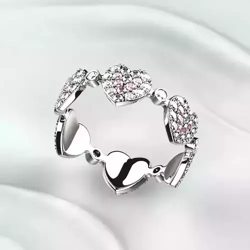 Hearts Golden Ring