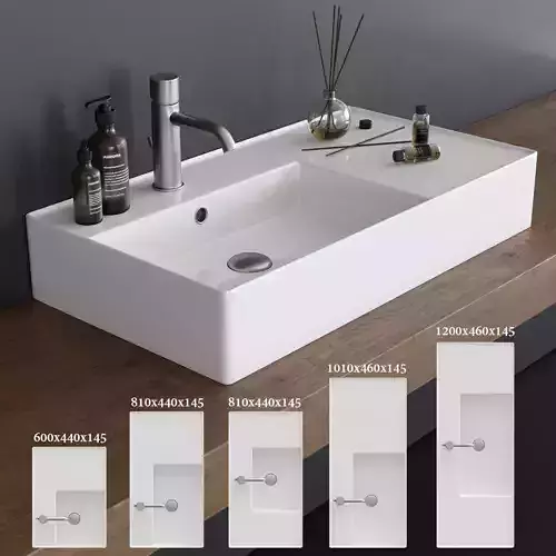 Scarabeo Ceramiche Teorema 2 0 Washbasin 