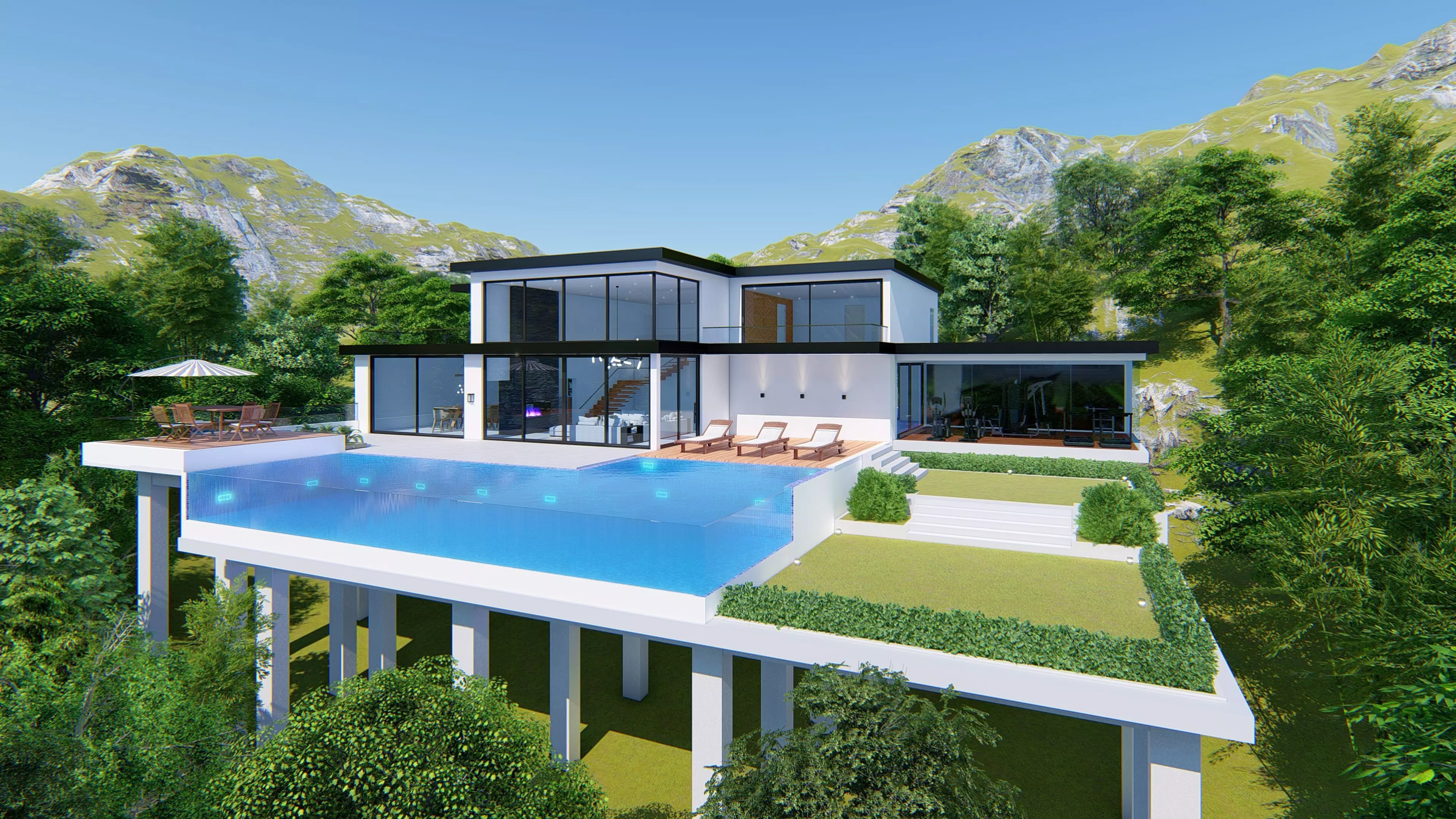 Ultra Modern Villa 3D model