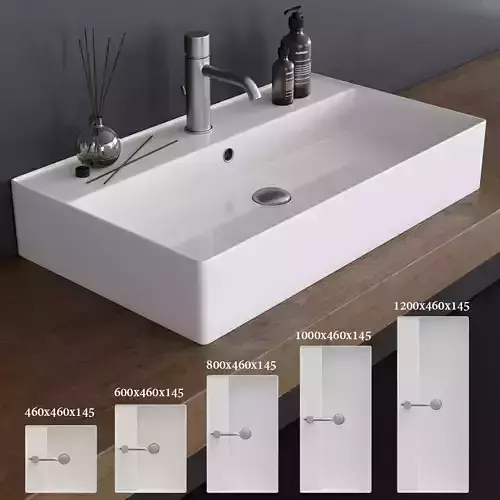 Scarabeo Ceramiche Teorema 2 0 Washbasin 