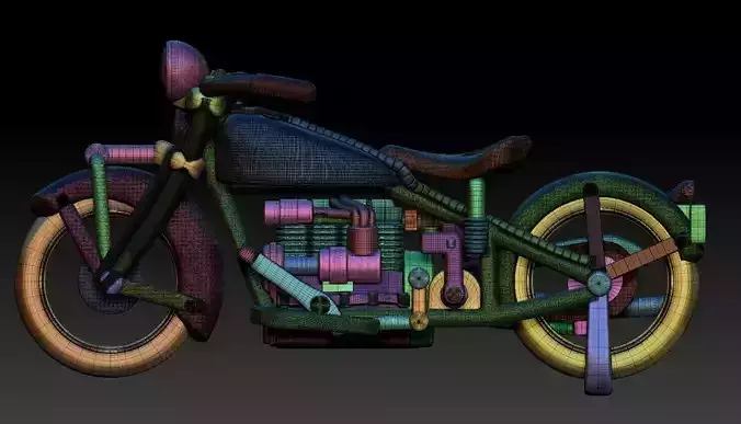 Indian Four 1930 3D print model