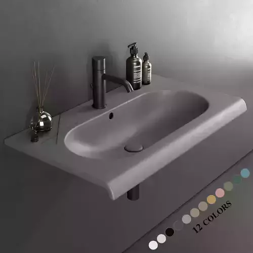 Ceramica Cielo Fluid Wall-mounted Washbasin