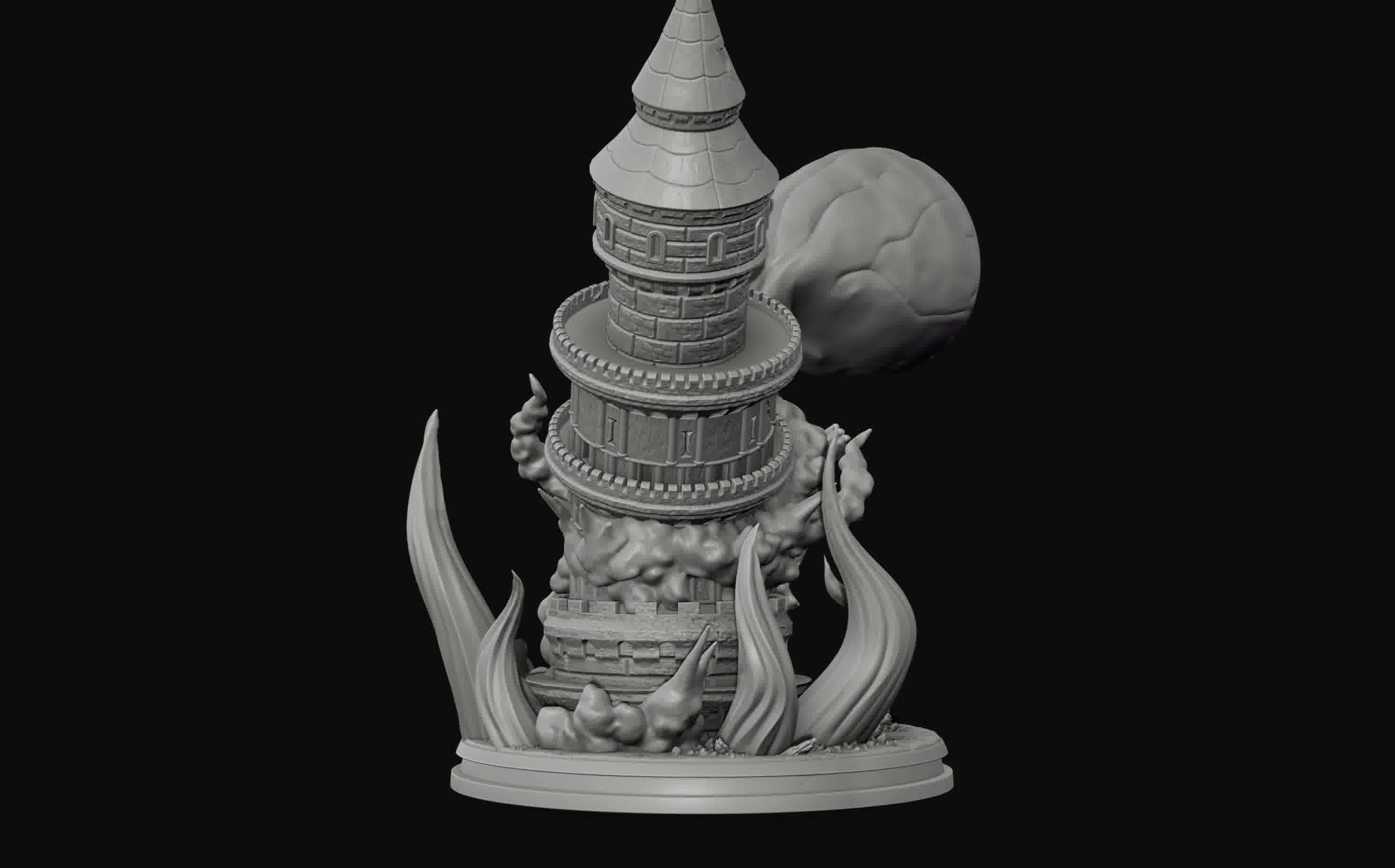 Luffy Gear 4 Ultimate King Kong Gun - One Piece 3d Print statue 3D print model_26