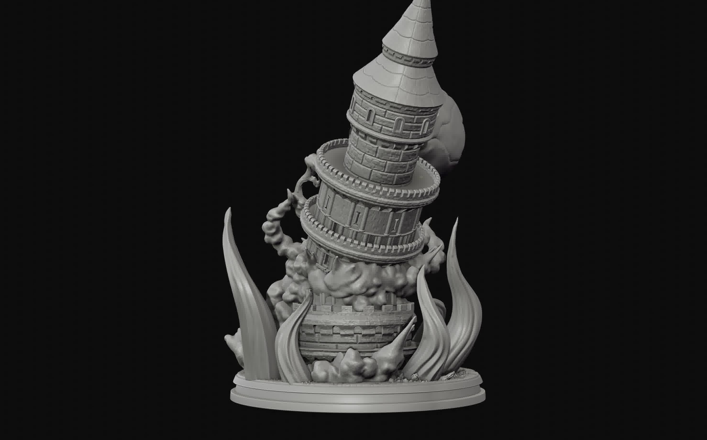 Luffy Gear 4 Ultimate King Kong Gun - One Piece 3d Print statue 3D print model_24