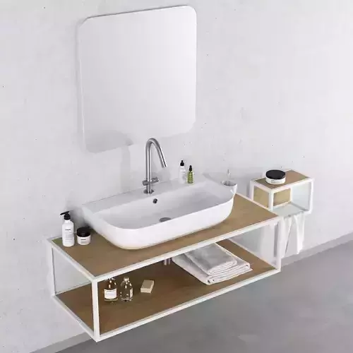 Scarabeo Ceramiche Frame Glam Washbasin 