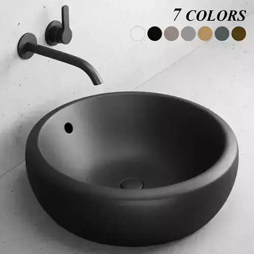 Ceramica Cielo Fluid Washbasin 3D model