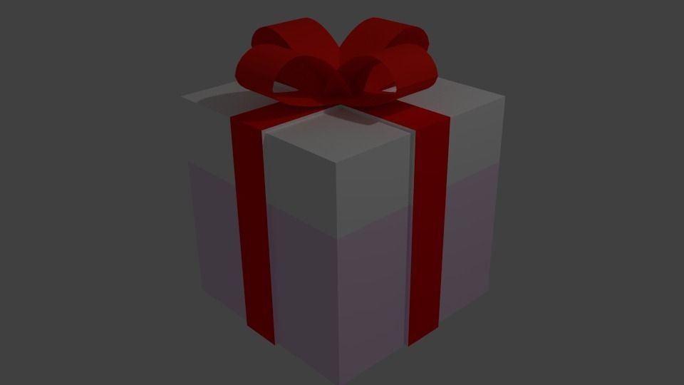 Christmas Present Free 3D print model_0