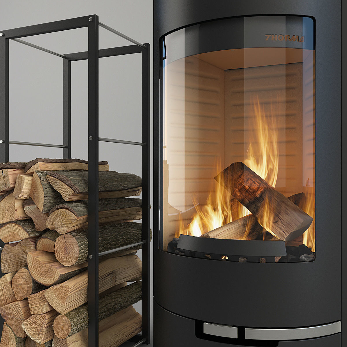 Fireplace Thorma Andorra 3D model_7