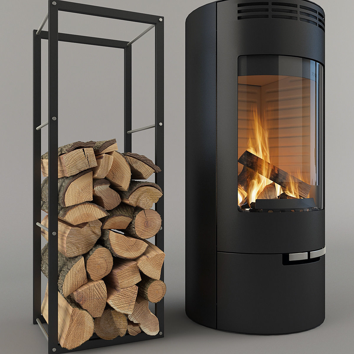 Fireplace Thorma Andorra 3D model_6