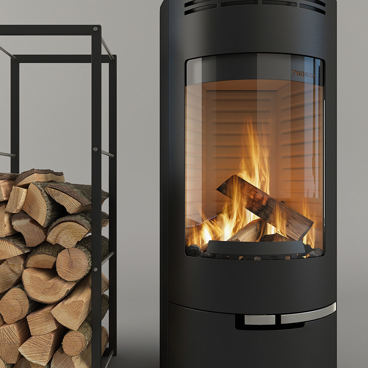 Fireplace Thorma Andorra 3D model_4