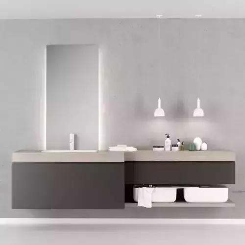 Scavolini QI Bathroom furniture set 2
