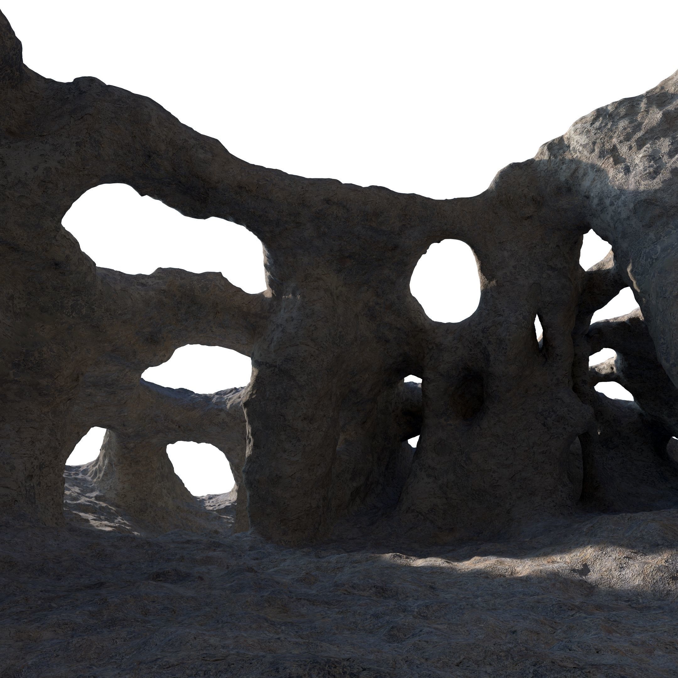 Underwater cavern 3D model_18