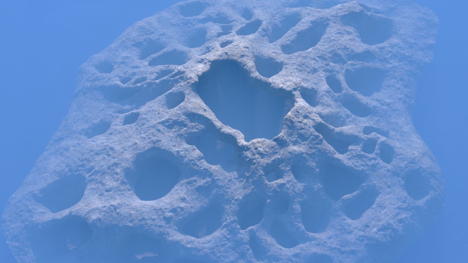 Underwater cavern 3D model_3
