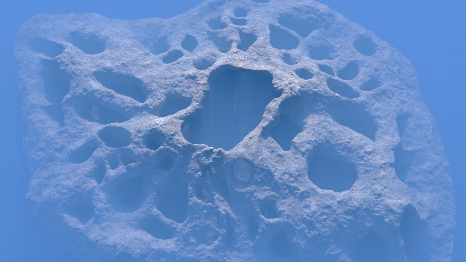 Underwater cavern 3D model_2