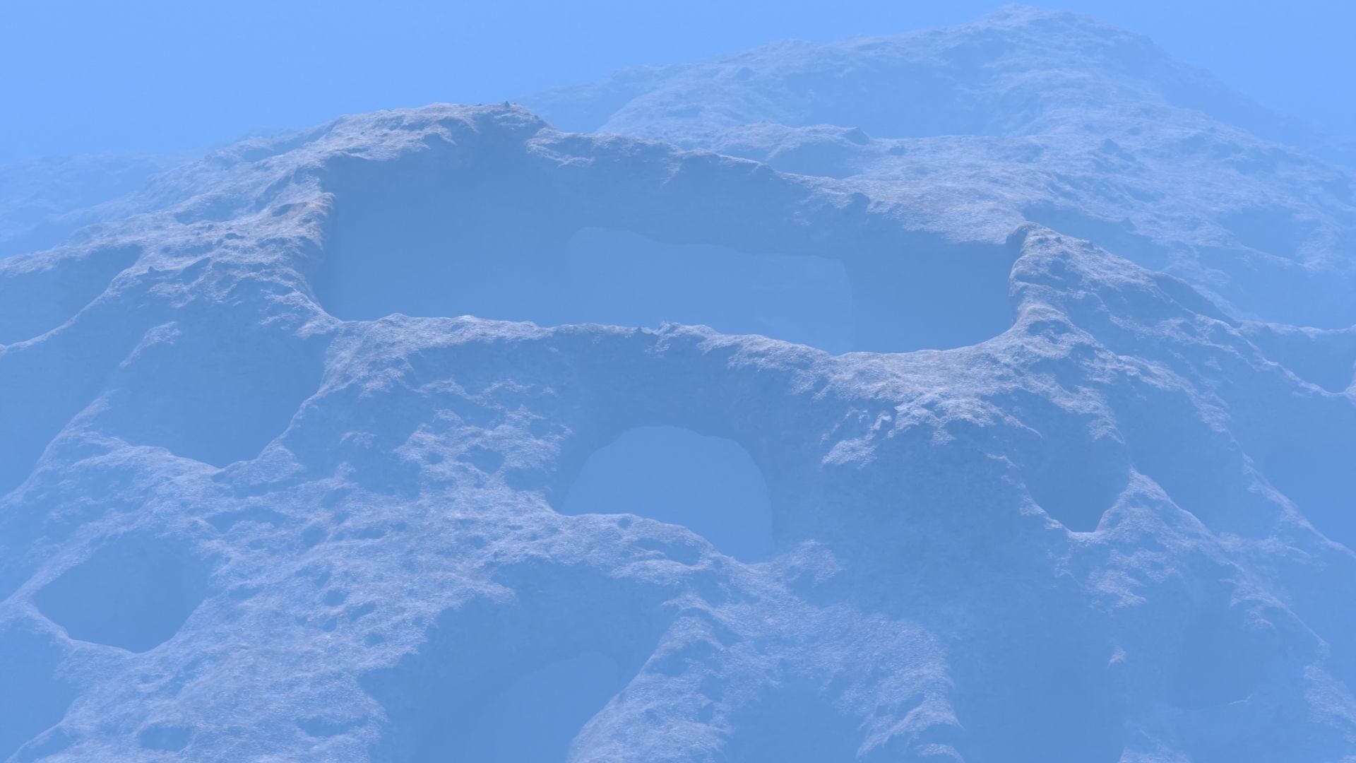 Underwater cavern 3D model_6