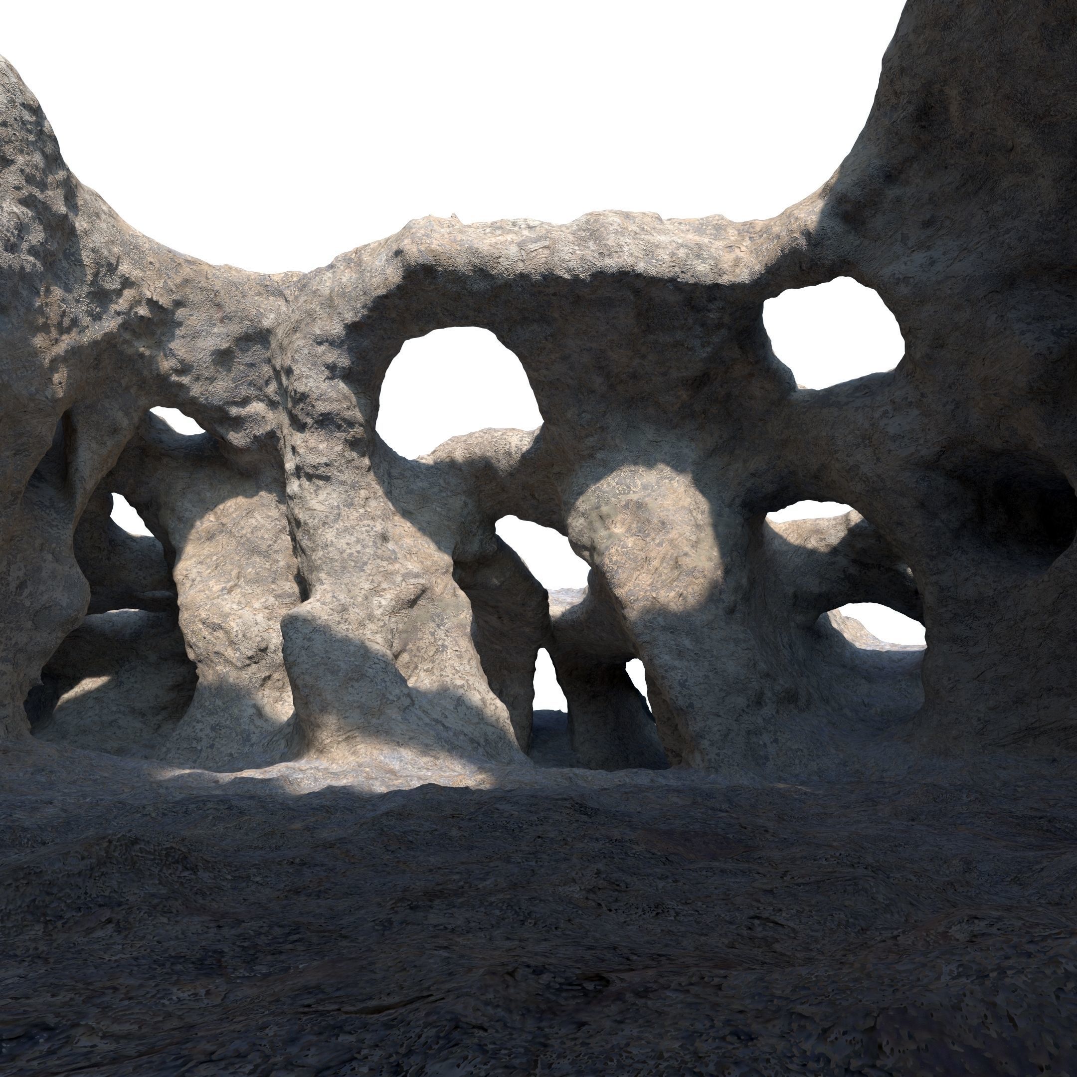Underwater cavern 3D model_17