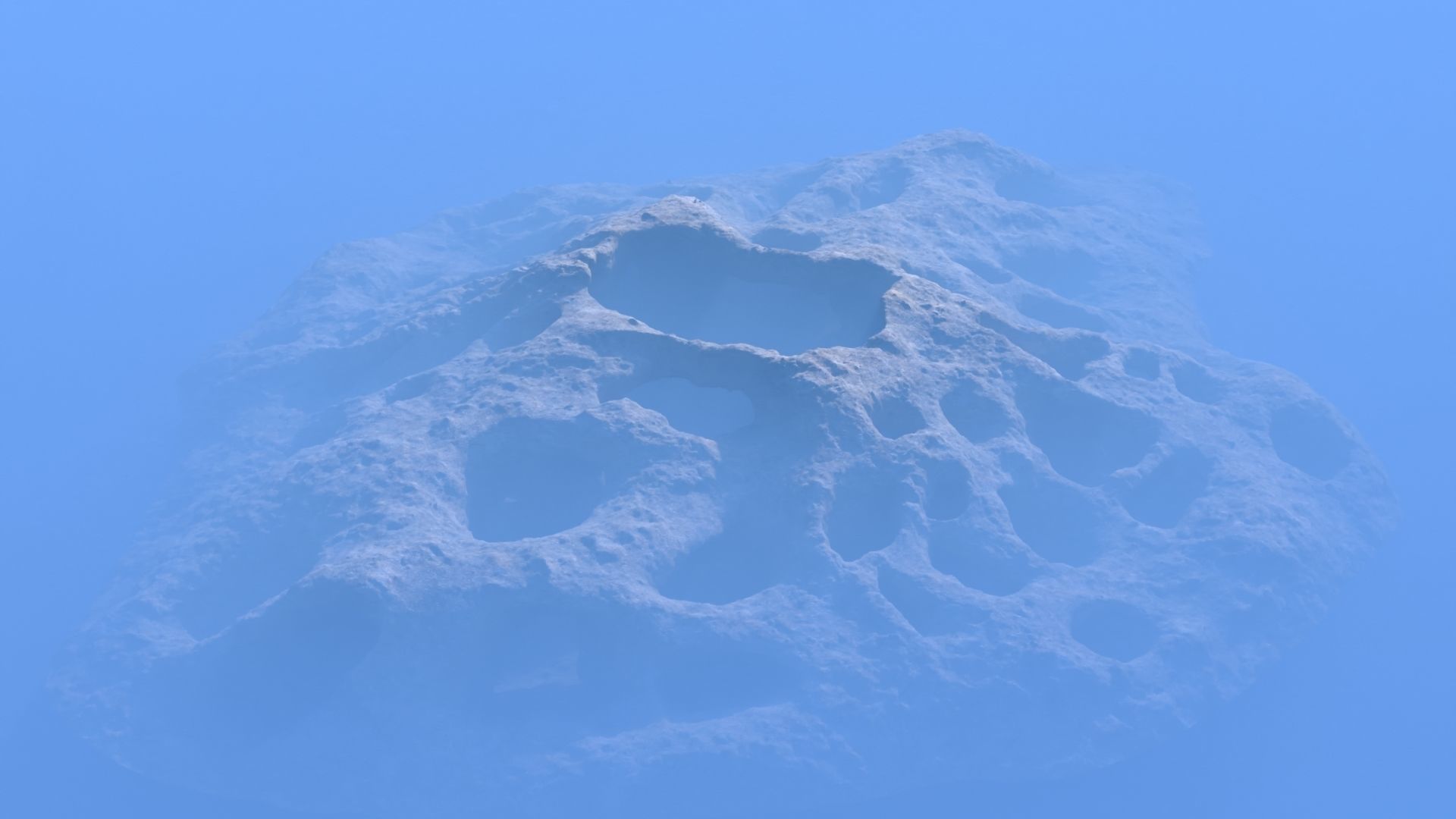 Underwater cavern 3D model_4