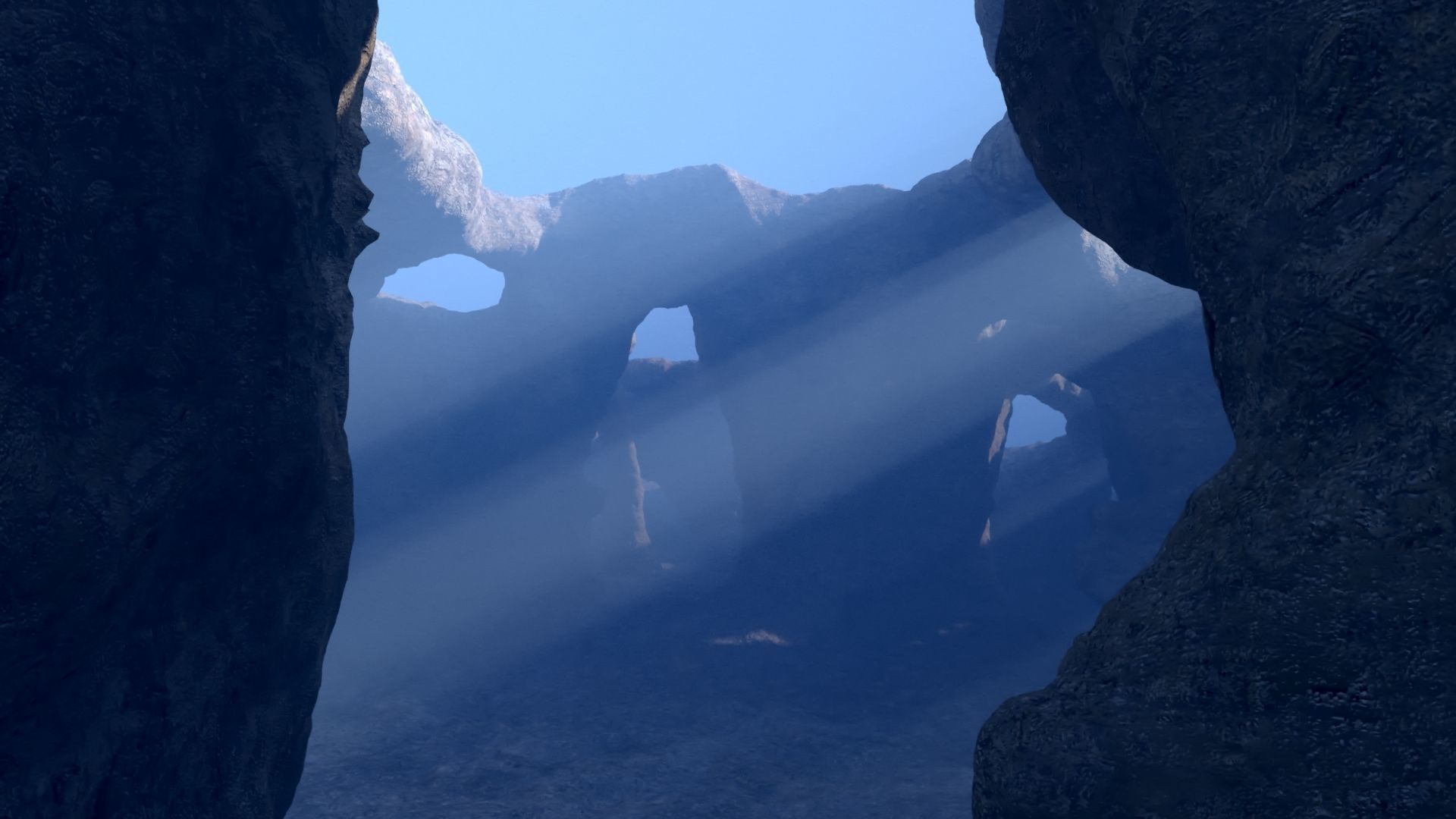 Underwater cavern 3D model_9