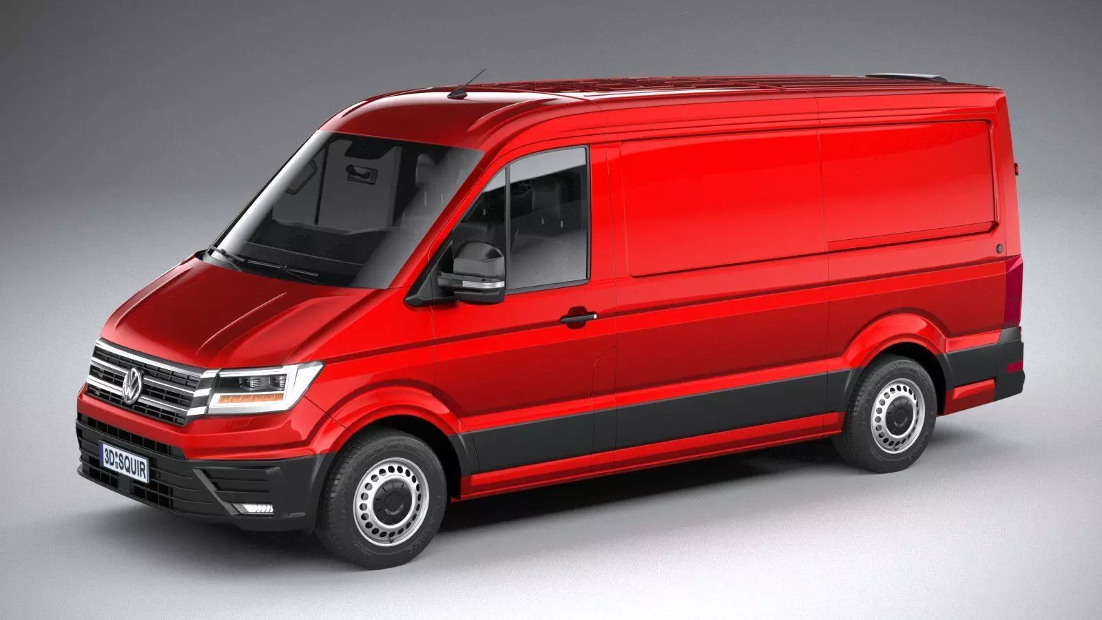 Volkswagen Crafter Medium Low Roof 2019 3D model