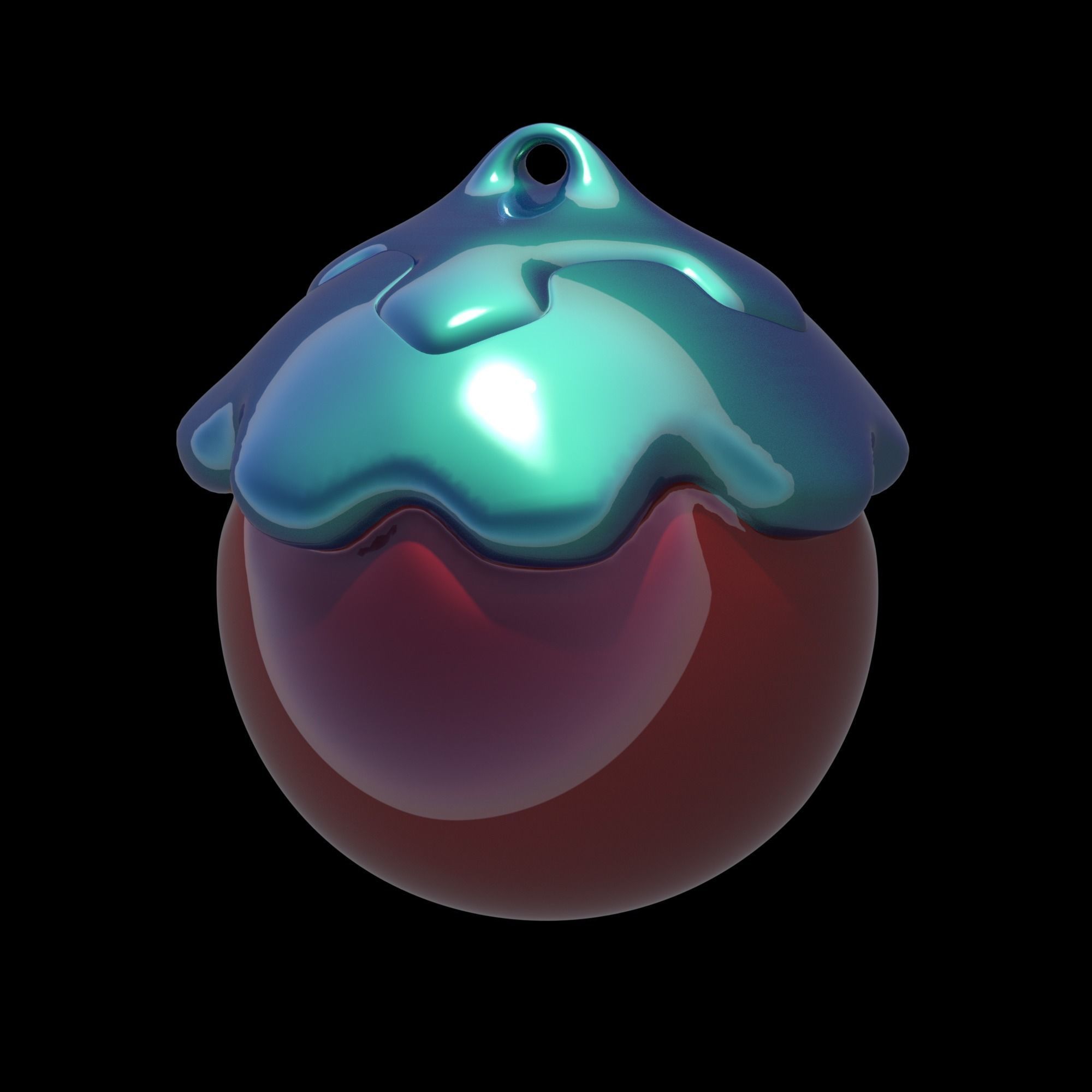 ChristmasBall2 christmas ornament 3D print model_3