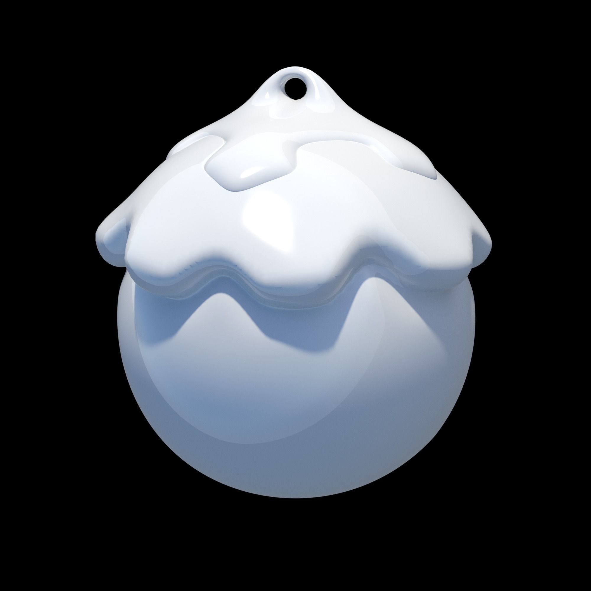 ChristmasBall2 christmas ornament 3D print model_4