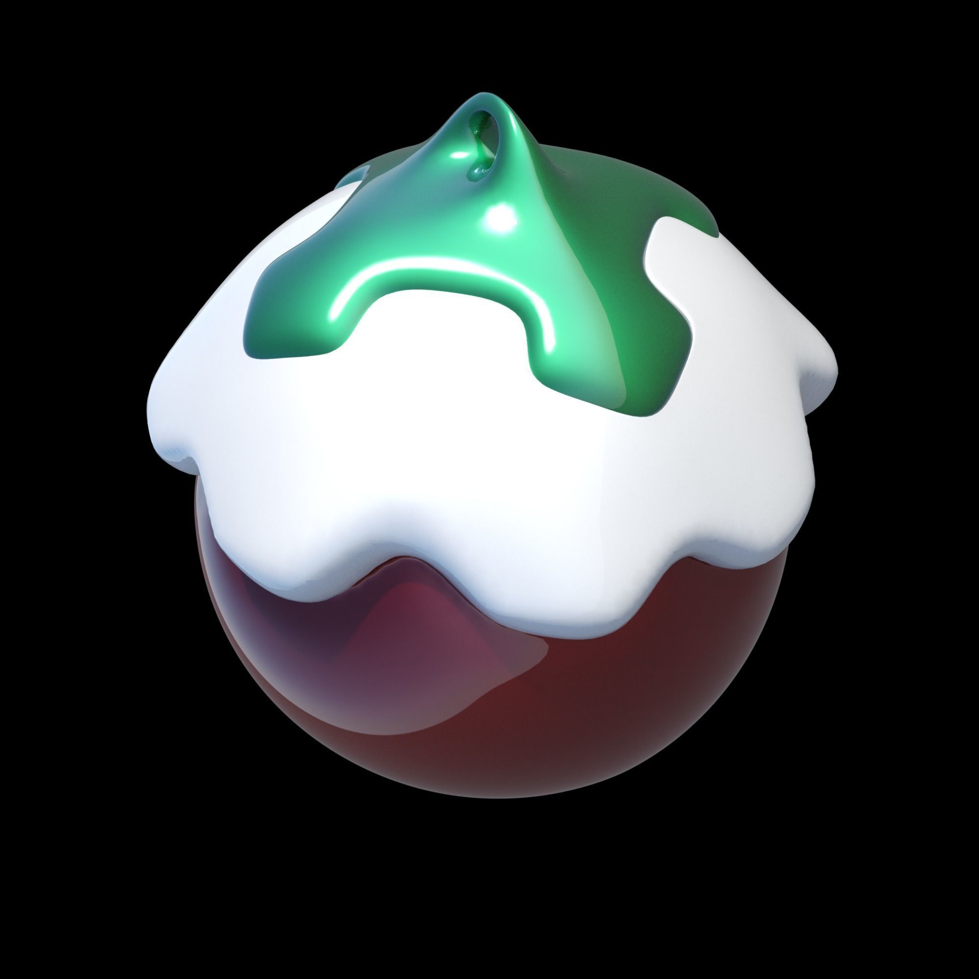 ChristmasBall2 christmas ornament 3D print model_2