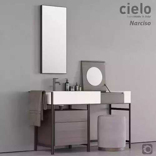 Ceramica Cielo Narciso Washbasin 3D model