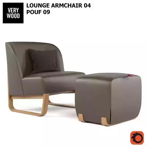 Very Wood Skid 04 Skid 09 Armchair