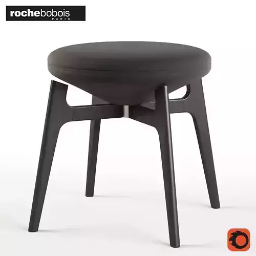 Roche Bobois U-TURN black Chair