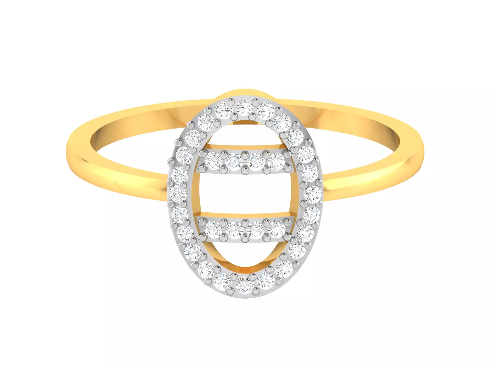 Women Band Ring 3dm render detail 3D print model_0