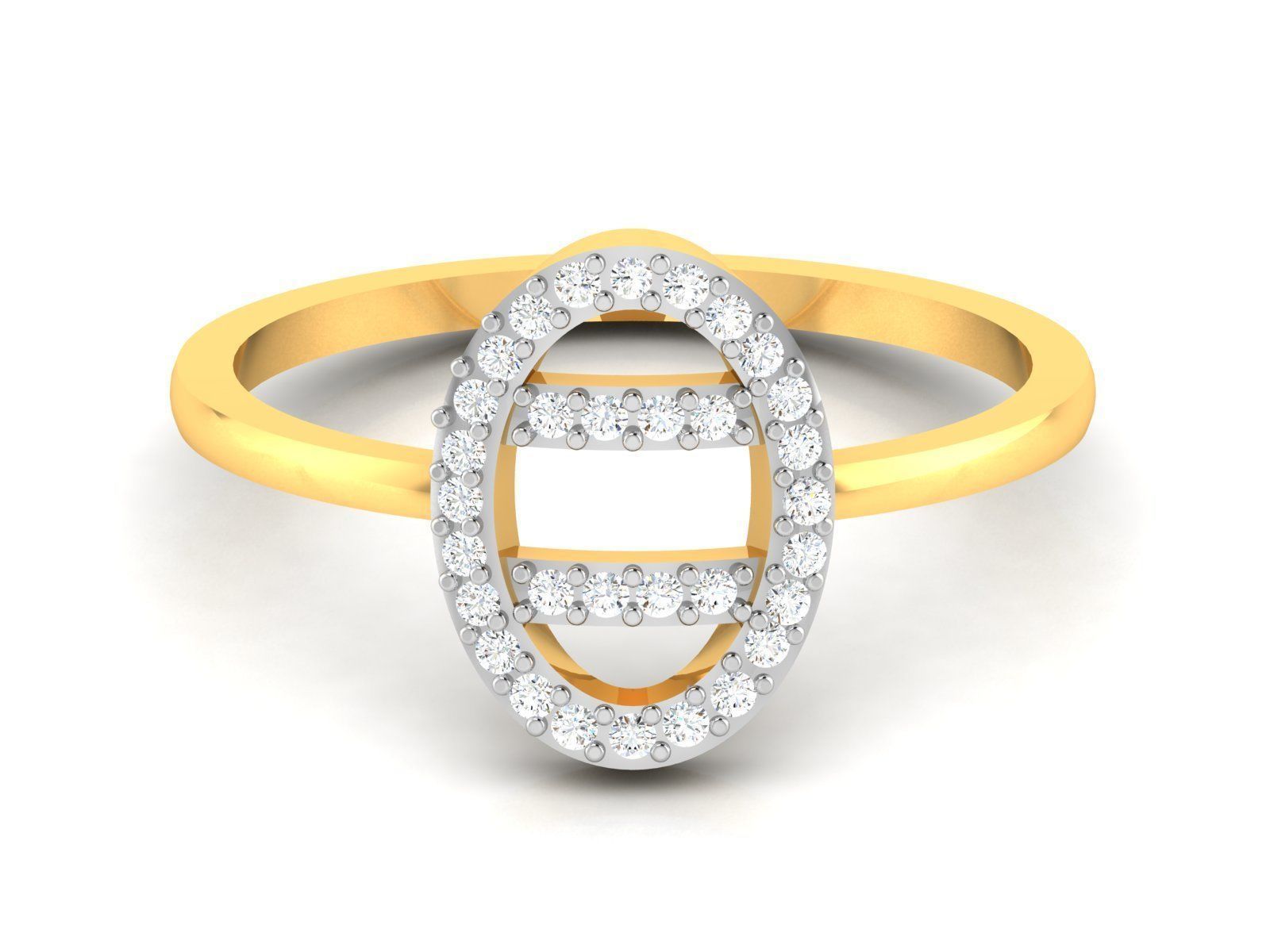 Women Band Ring 3dm render detail 3D print model_9