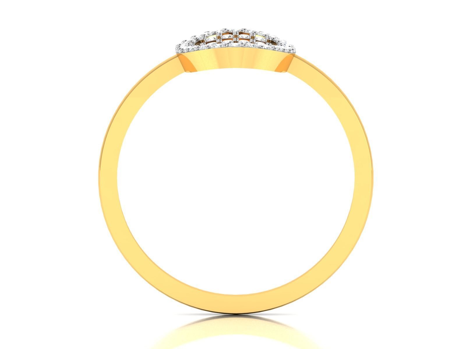 Women Band Ring 3dm render detail 3D print model_2