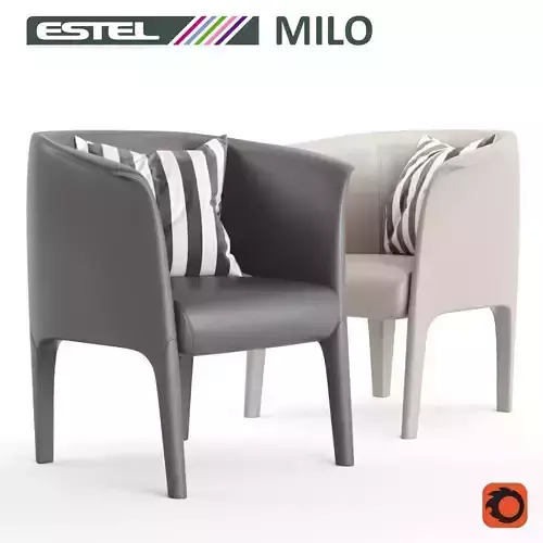 ESTEL GROUP MILO Chair 3D model