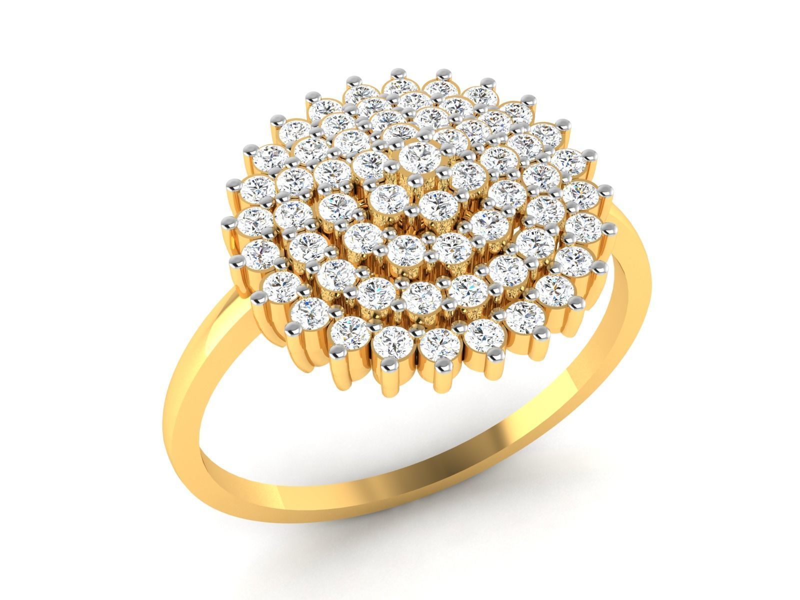 Women Ring 3dm render detail 3D print model_6