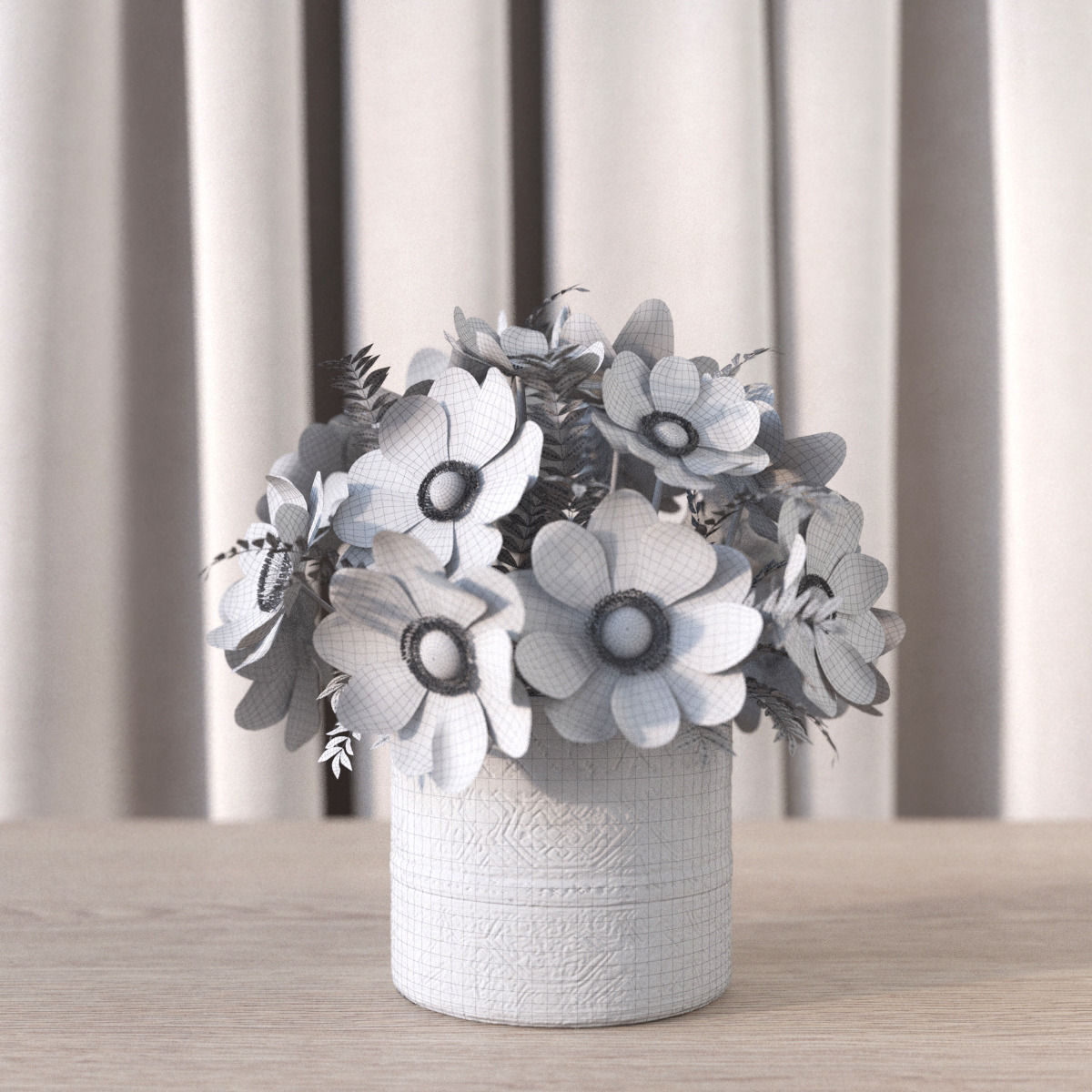 Flowers pack 3D model_41