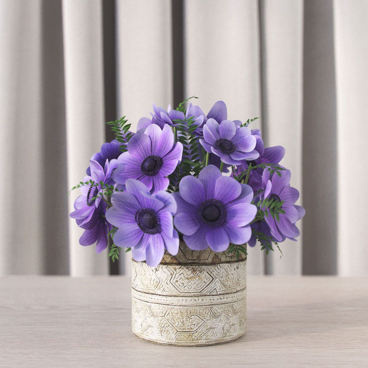 Flowers pack 3D model_5