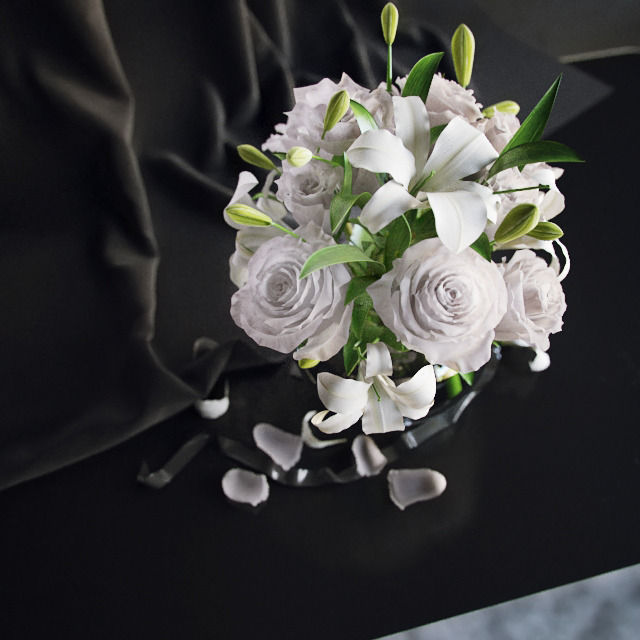 Flowers pack 3D model_44