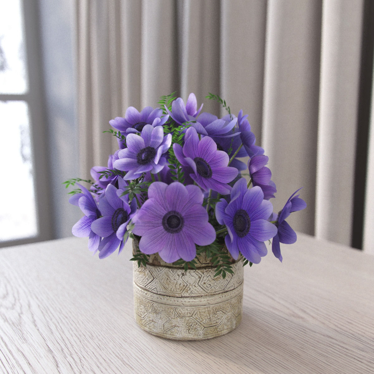 Flowers pack 3D model_38