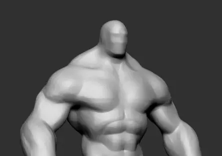 ComicBook Character Base 3D model_0