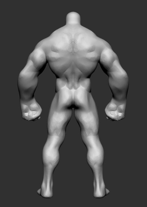 ComicBook Character Base 3D model_4