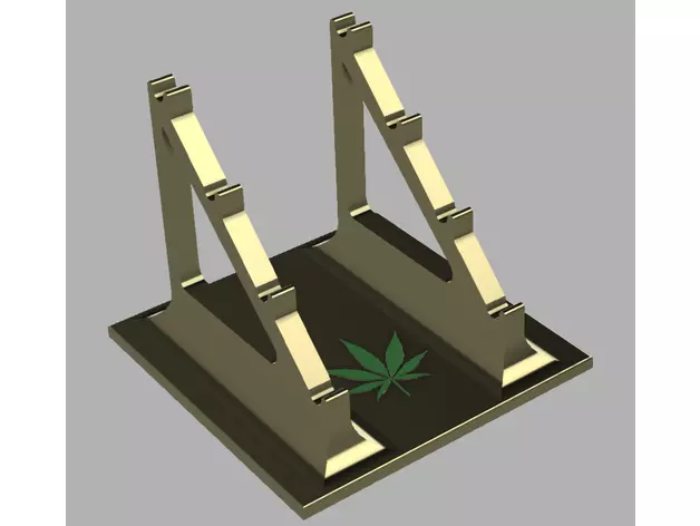 Dab Tool Holder Stand 3D print model