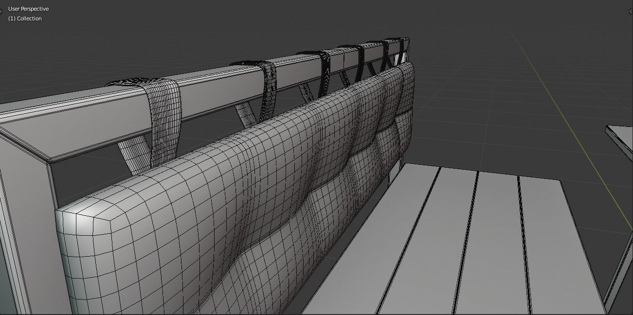 Cafe Table 3D model_24
