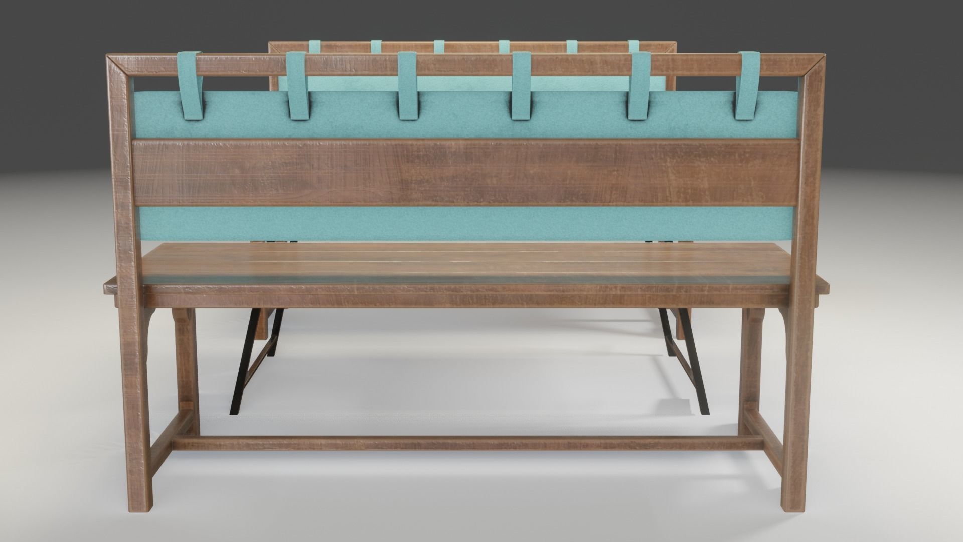 Cafe Table 3D model_9