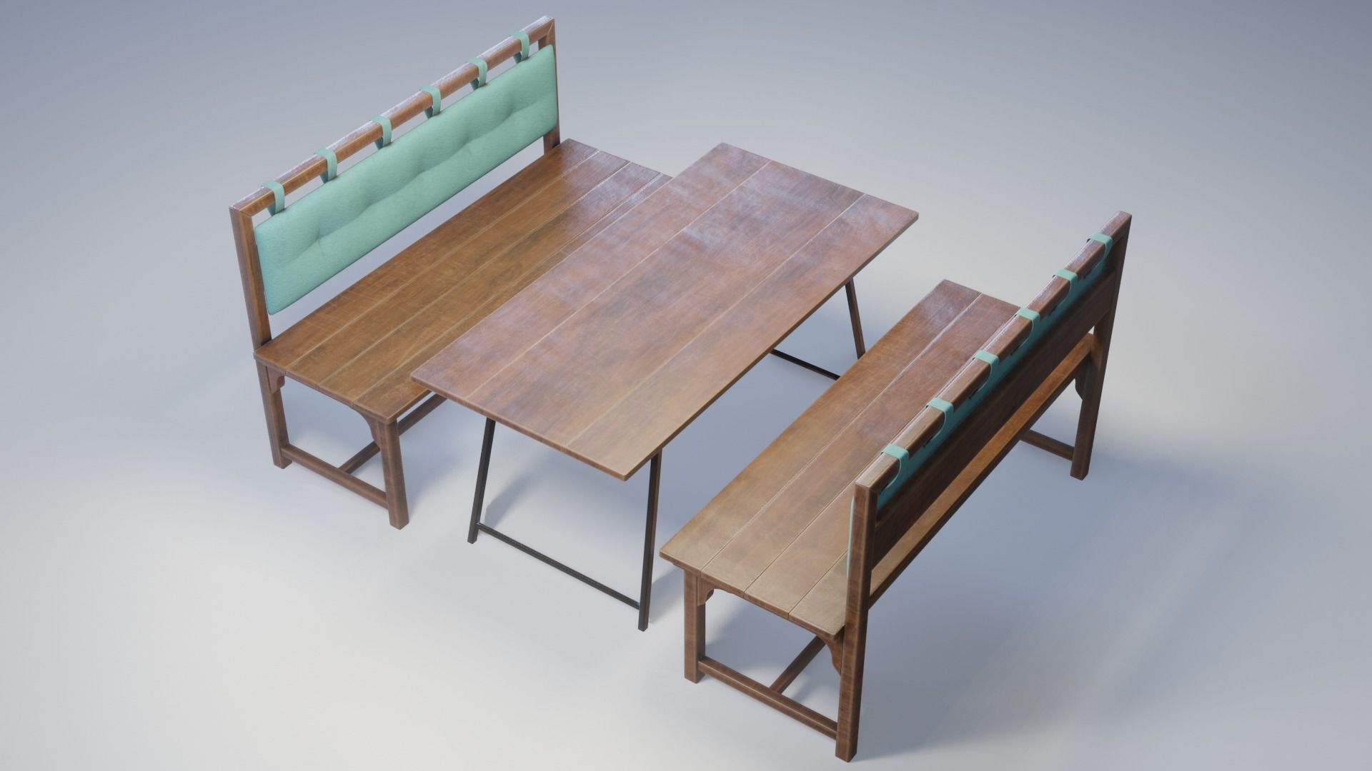 Cafe Table 3D model_13