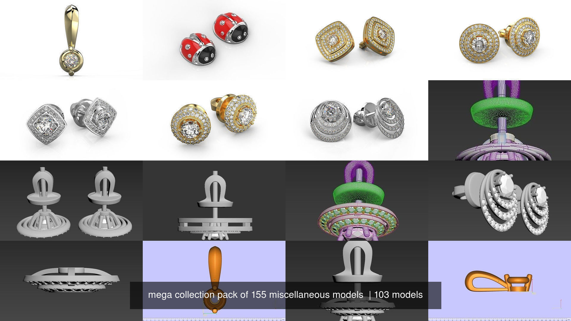 mega collection pack of 155 miscellaneous models  _31