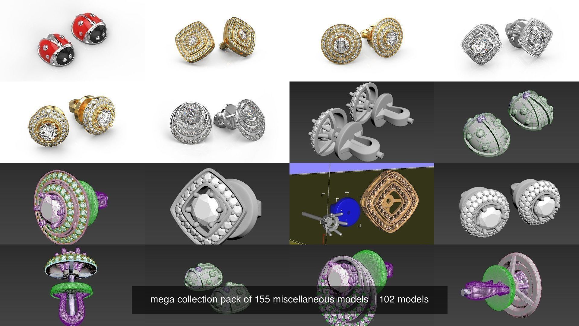 mega collection pack of 155 miscellaneous models  _33