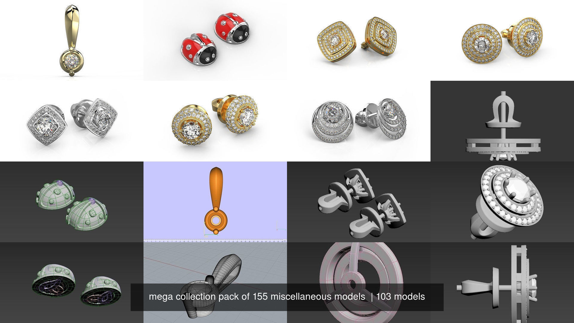 mega collection pack of 155 miscellaneous models  _32