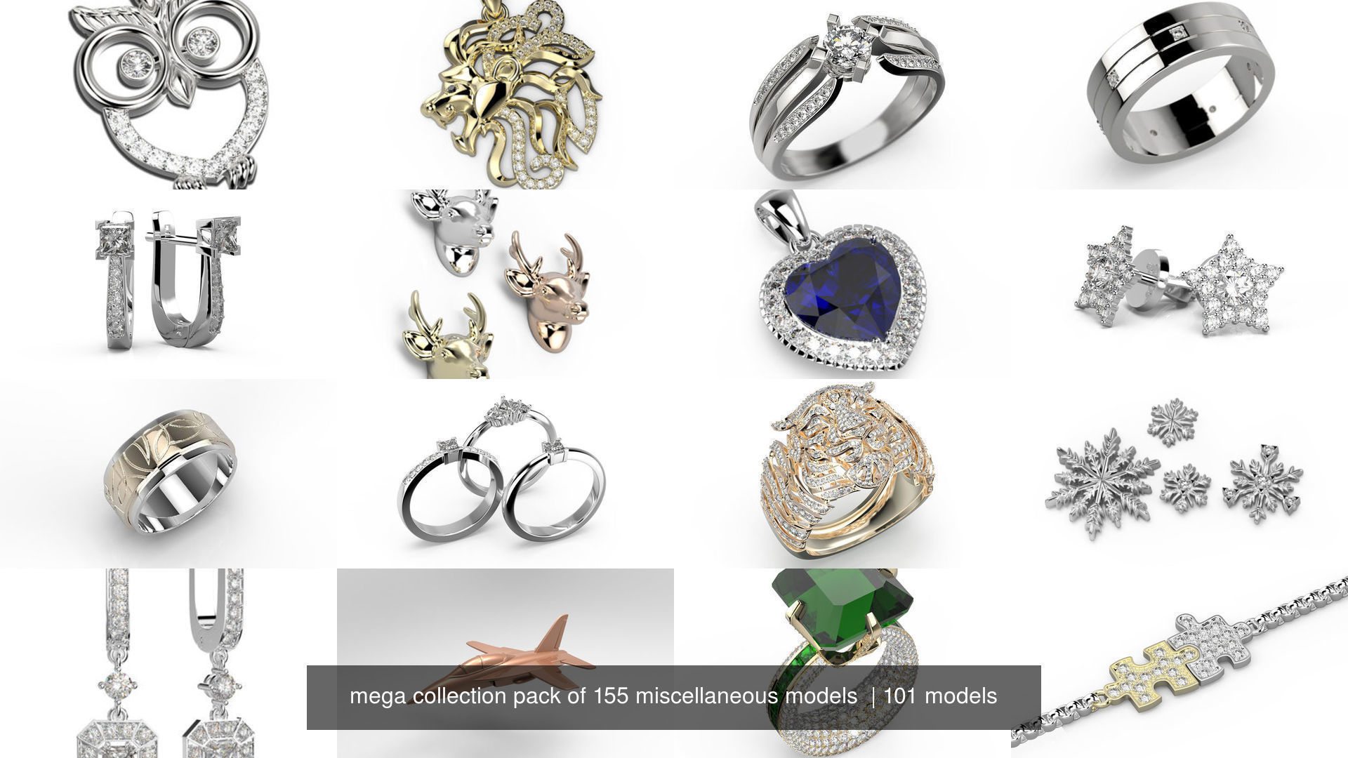 mega collection pack of 155 miscellaneous models  _9