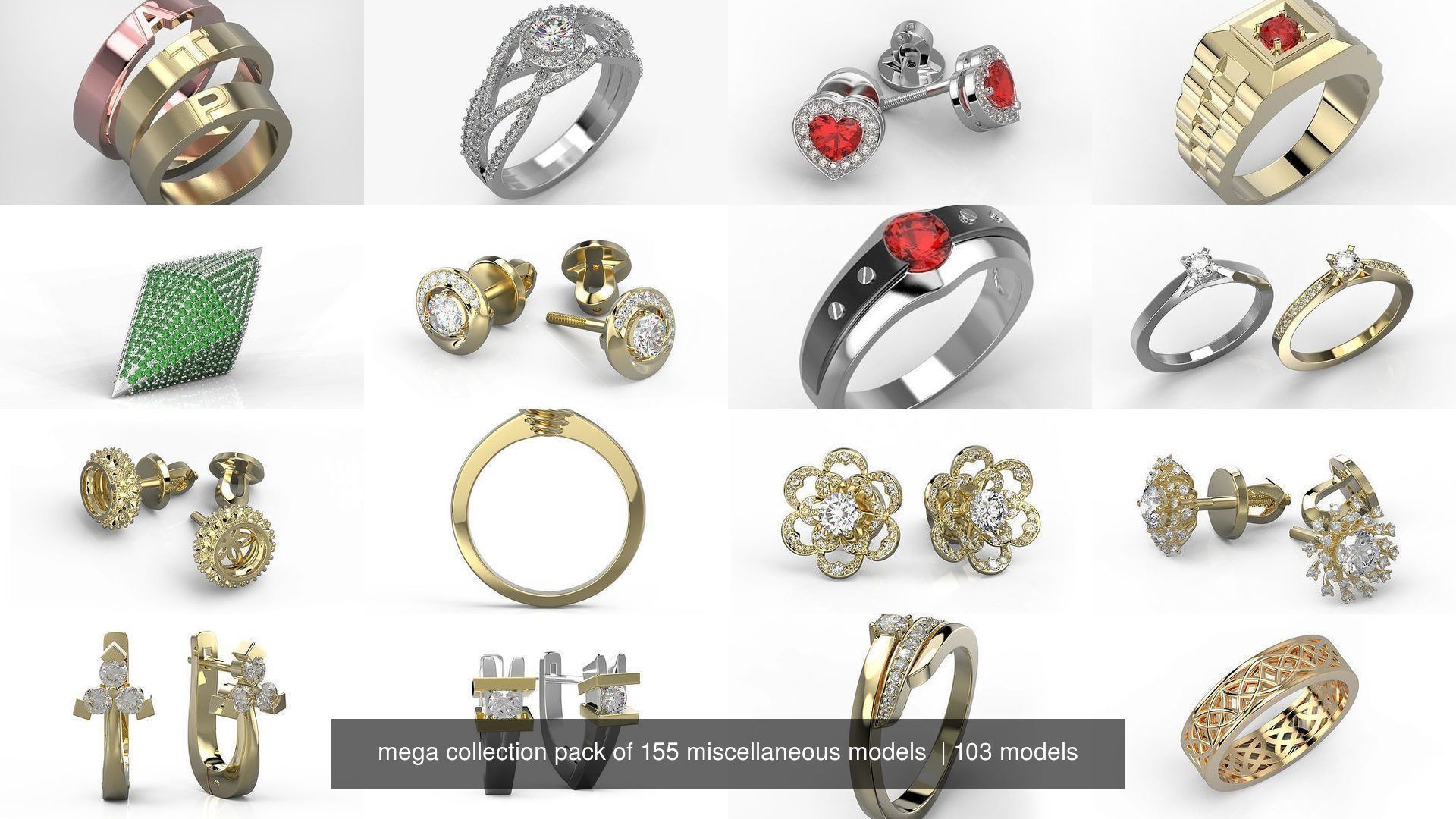 mega collection pack of 155 miscellaneous models  _21